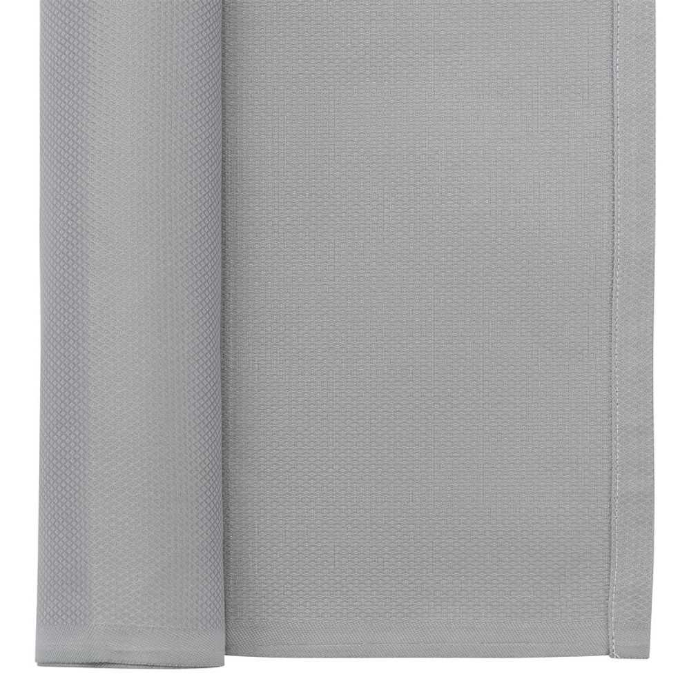 Салфетка серого цвета с фактурным рисунком из хлопка из коллекции Essential, 53х53 см