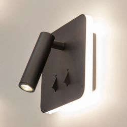 Citilux Декарт CL704421 LED Бра с выключателем Чёрное