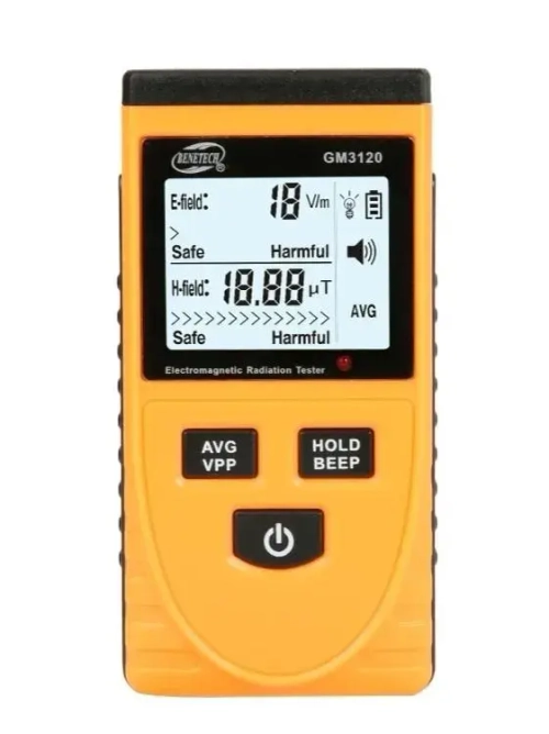 Измеритель электромагнитного поля (тестер электрического и магнитного излучения) Benetech GM3120