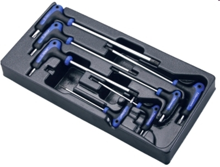 Ложемент L-ключей TORX с отверстием 7 шт