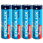 Батарейка солевая Ergolux R6, тип AА (4 шт)