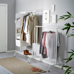 Вешалка для одежды IKEA RIGGA (РИГГА), Белый, 175х111х51 см