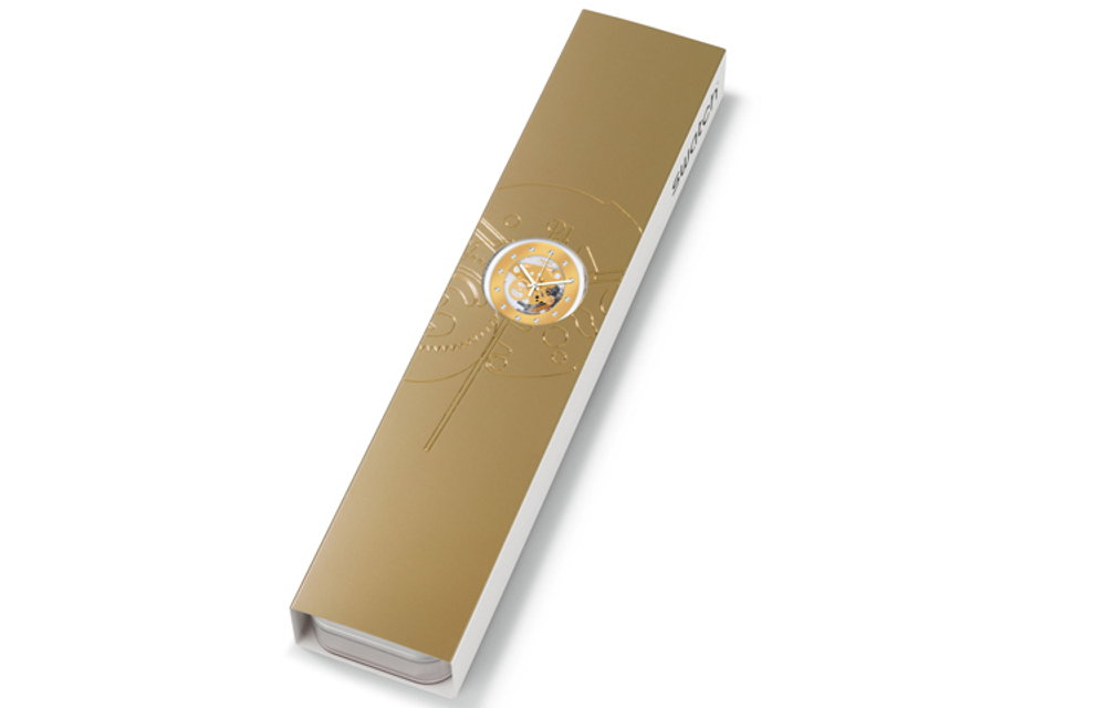 SWATCH Women's 41mm Gold Watch SUOZ148