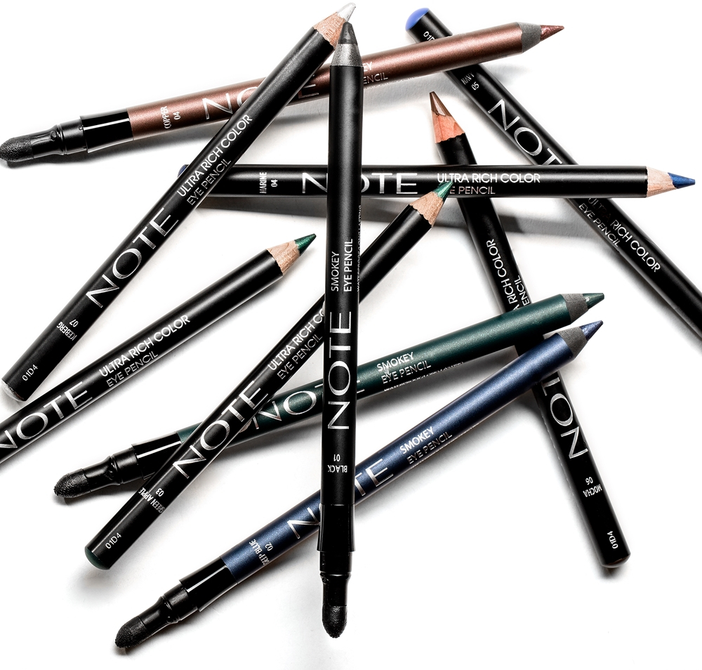 Note Cosmetique Smokey Eye Pencil - Водостойкий карандаш для глаз 01 Black, 1 g