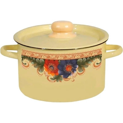 Кастрюля эмал 1,5л Вологда 1с15с