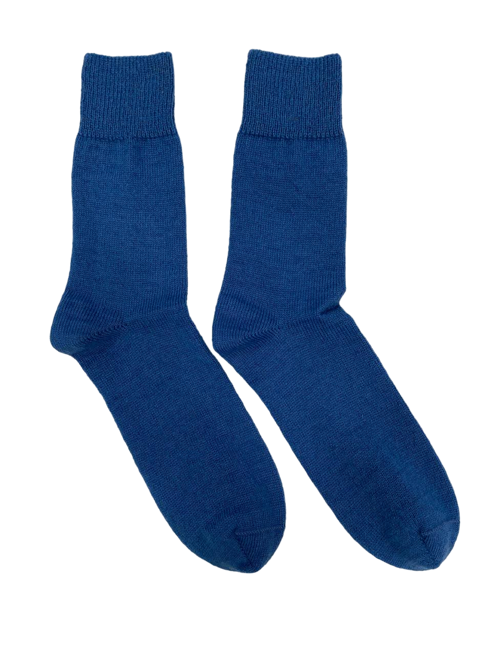 Теплые пуховые носки  Н014-11 синий