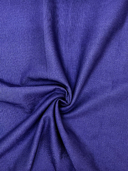 Костюмная лен, синий джинсовый С5