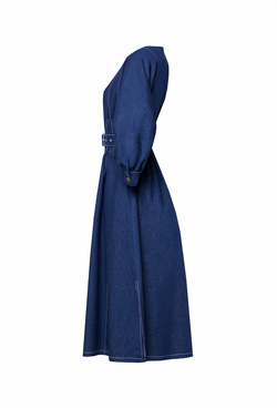 Платье джинсовое приталенного силуэта 14-03-22 SS