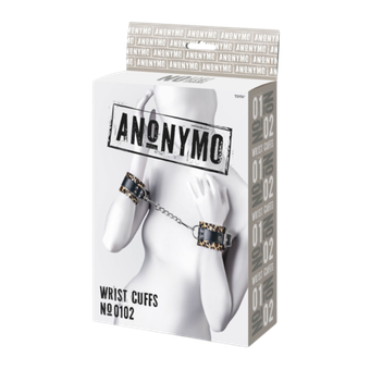Наручники с леопардовым принтом Anonymo Wrist Cuffs #0102