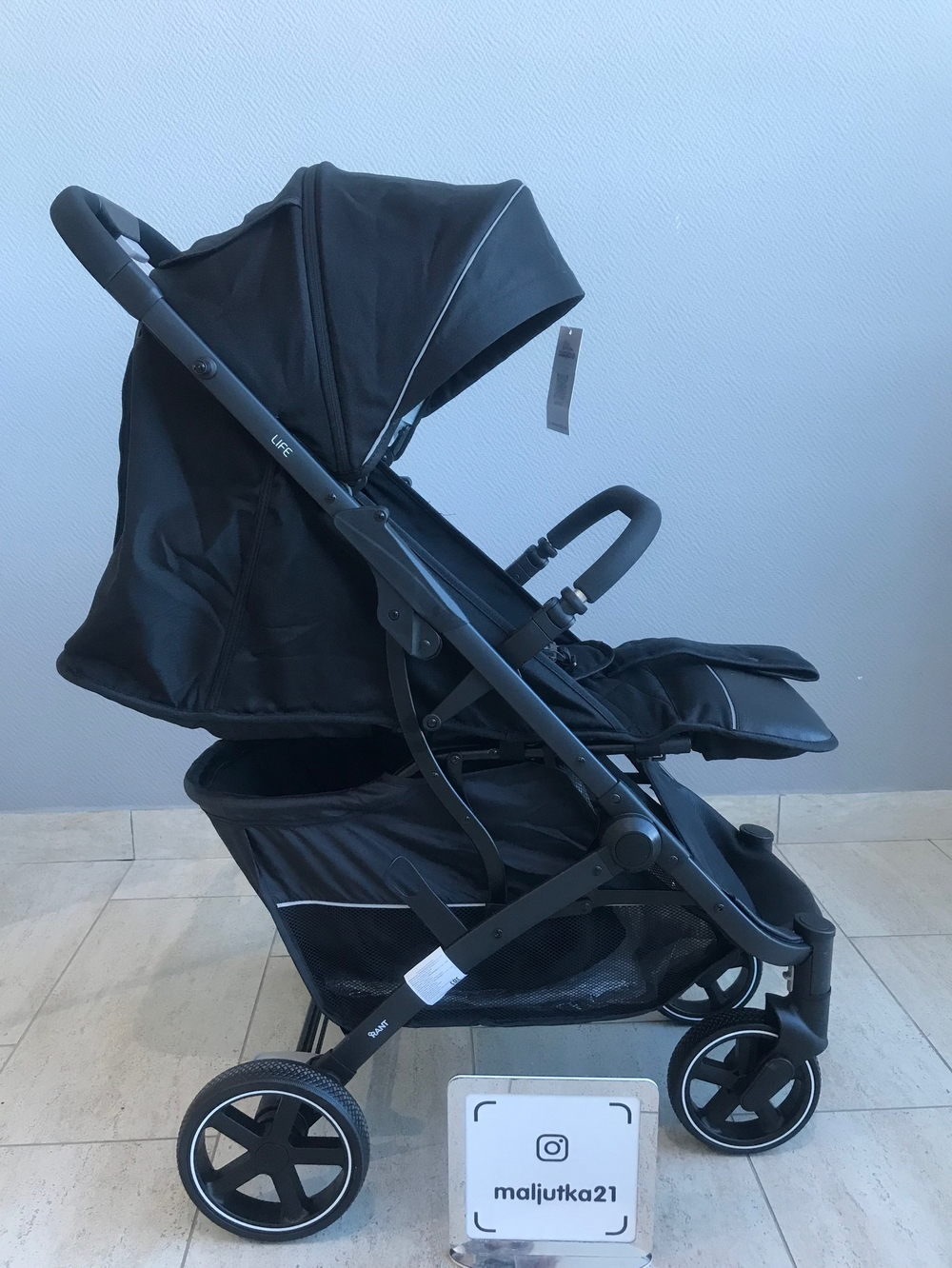 Коляска детская RANT "LIFE" RA104 Black