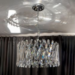 Citilux Ингвар CL334261 Люстра подвесная хрустальная Хром