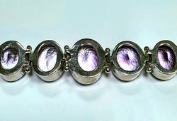 Браслет Эстерелла серебро 925, аметисты