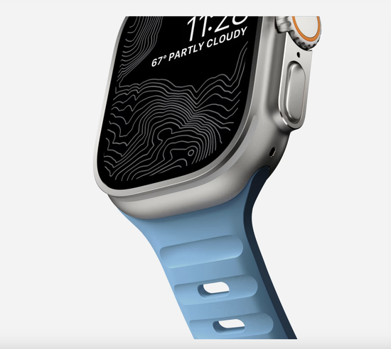 Ремешок Nomad Sport Strap, electric blue - Apple Watch Ultra (49mm) 8/7 (45mm)/6/SE/5/4 (44mm)/3/2/1 (42mm)