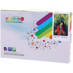 Алмазная мозаика на подрамнике с полным заполнением «МИР ЯРКИХ КРАСОК», аниме девушка, 20*30см