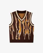 Жилет вязаный YMKASHIX Hellcome Коричневый