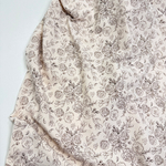 Фланель Кружевные пионы (светло-бежевый)