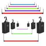 COLORFUL Tube 200 см — кинетическая LED труба с двумя лебёдками