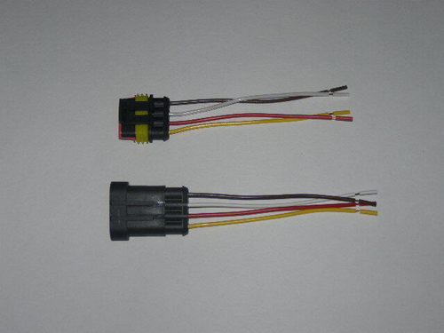 Разъем универ. влагозащитный №4 /4 конт./ (Москва)