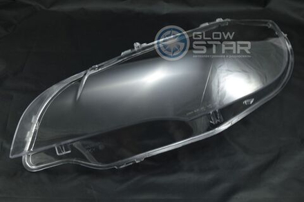 Стекло для фары BMW X6, X6 M-series E71, X5 M-series E70 2007 - 2014, правое (R), 1шт