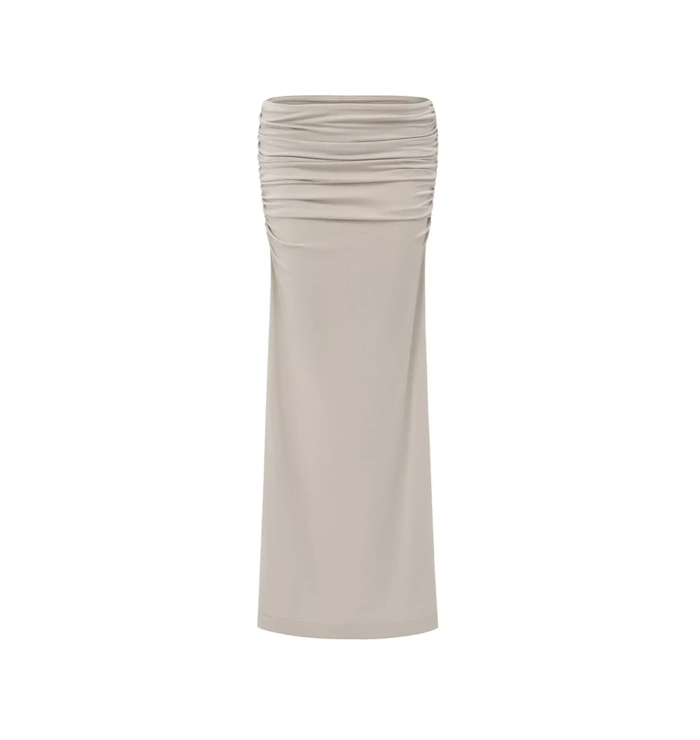 Юбка серая макси