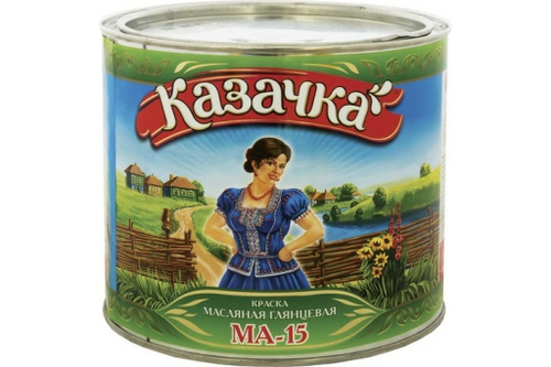 Краска МА-15 "КАЗАЧКА" 1,9 кг СУРИК---