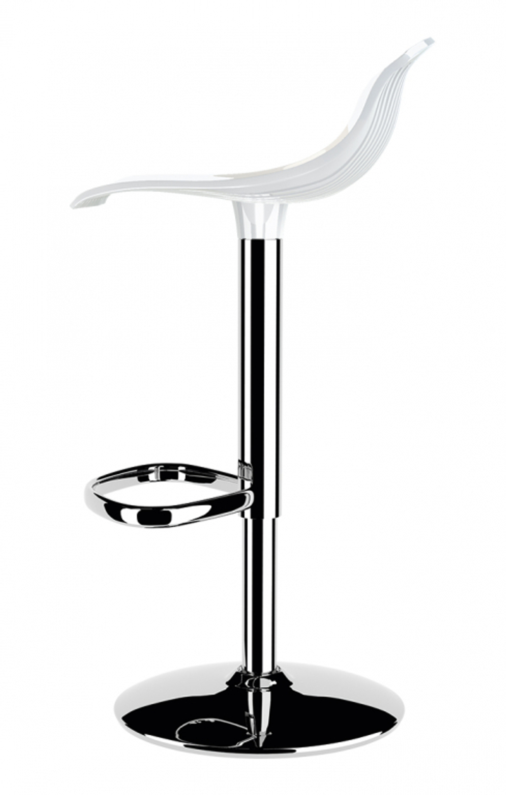 Стул пластиковый барный Siesta Contract Aria, белый