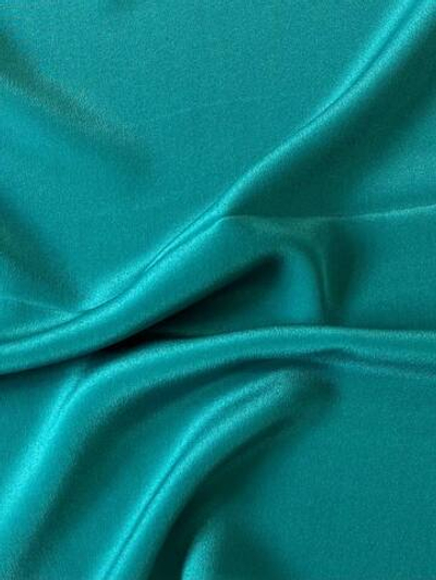 Шелк креповый Valentino изумрудно-зеленый