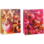 Пакет подарочный «Море сердец» 26*32*10 см