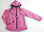 Ветровка на флисе для девочек 116-122 2407-07 (Ириска)
