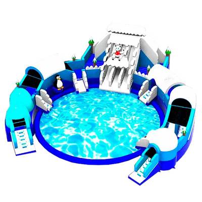 Наземный надувной аквапарк «Морское царство» 15,5*15*6 м