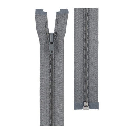 Молния Спираль "GAMMA", р/м, 50 см, однозамковая, №328 свинцовый