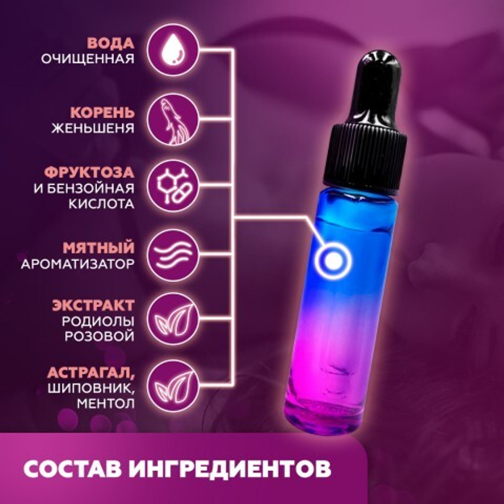 Многокомпонентные капли Potential-69 женские, 7,5 мл (12 порций)