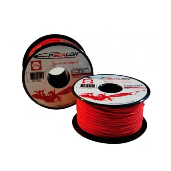 Линь Epsealon Dyneema Ultimate красный 1,5 мм 220 кг 1 метр (катушка 50 м)