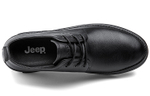 Jeep Casual Leather Shoes Men"s Low top Black