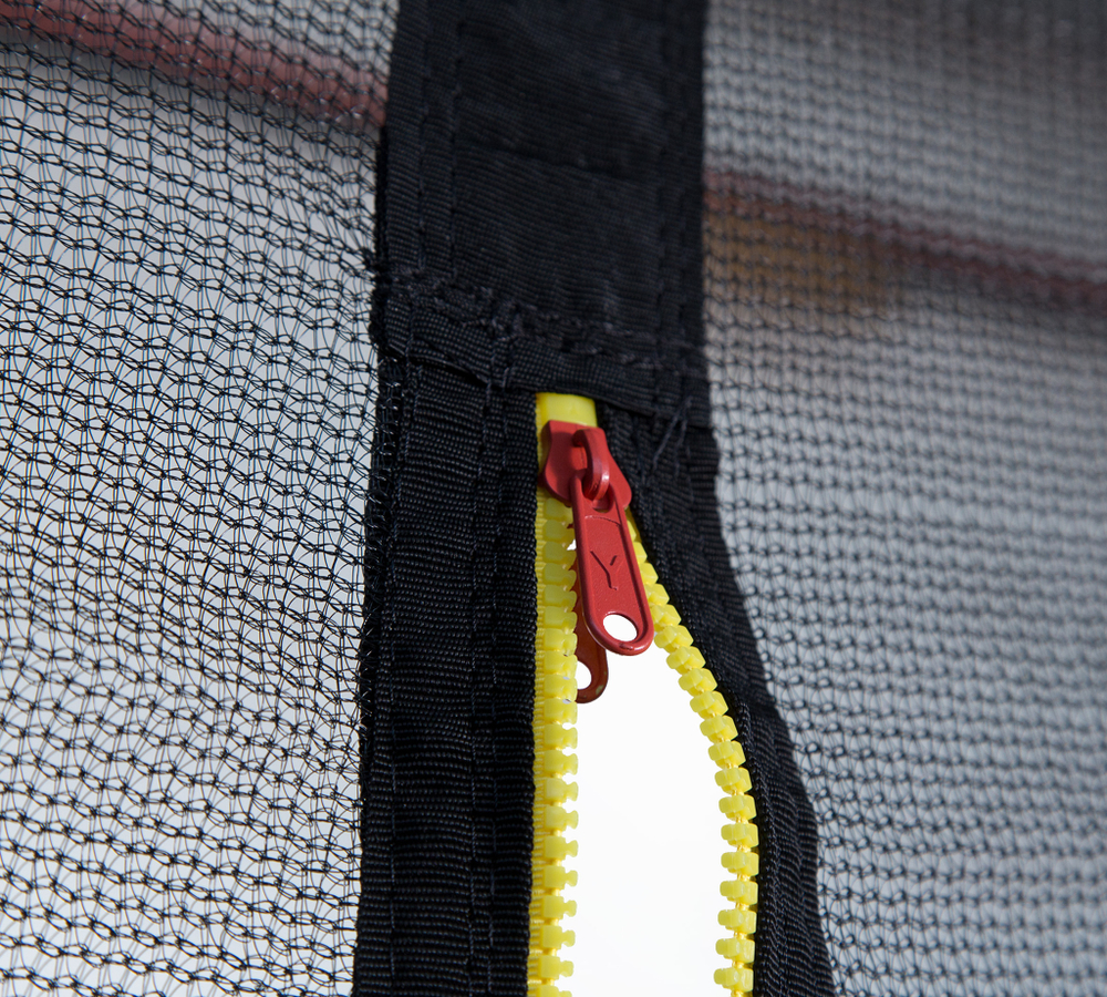 Батут с лестницей и внутренней сеткой 305 см зеленый