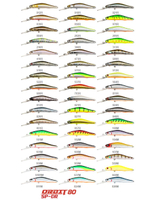 Воблер для рыбалки ZIPBAITS Orbit 80 SP-DR, 80мм, 9.0гр., заглубление 1.5-2.0м., цвет 537R, суспендер