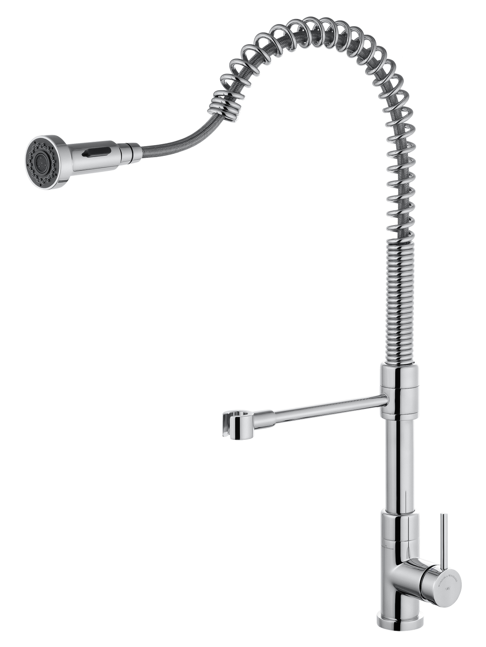 Смеситель для кухни высокий с выдвижным изливом WONZON & WOGHAND Хром (WW-422903-CR)