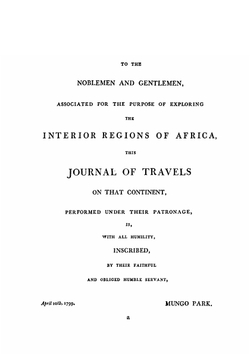 Travels in the Interior Districts of Africa. Performed in the Years 1795, 1796, and 1797 | Mungo Park