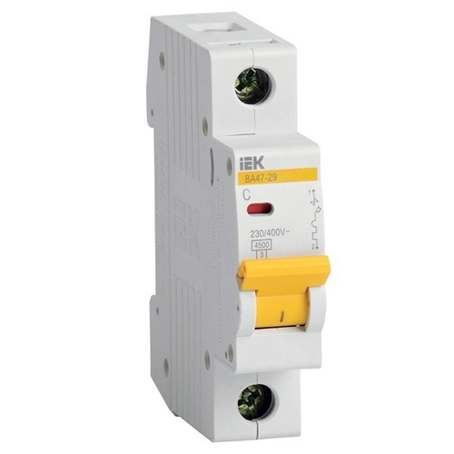 Автоматический выключатель ВА47-29 1Р 10А 4,5кА характеристика С ИЭК (автомат электрический) MVA20-1-010-C