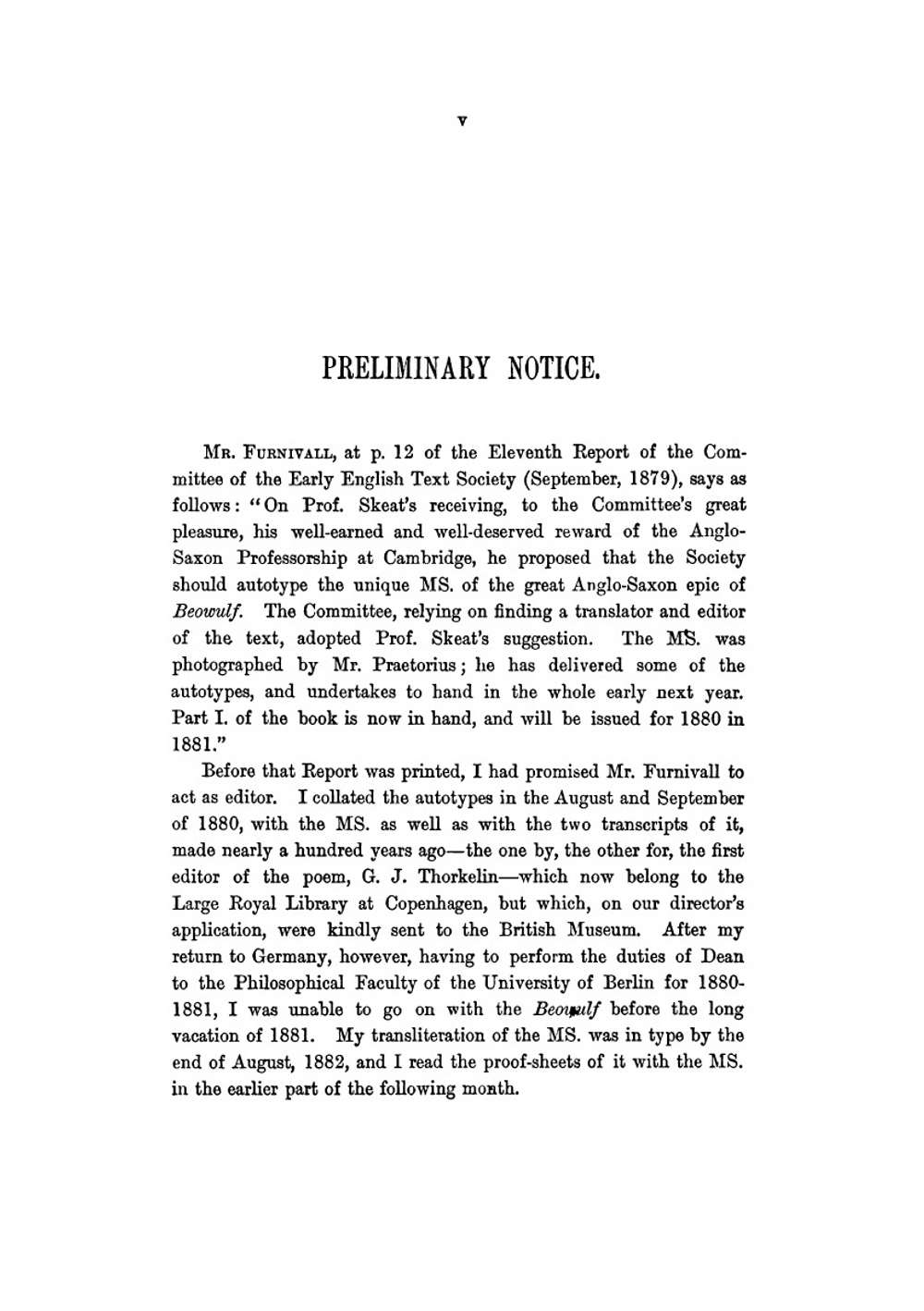 Beowulf | Julius Zupitza