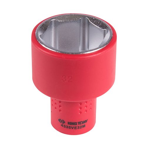 KING TONY (4335VE32M) Головка торцевая диэлектрическая шестигранная 1/2", 32 мм