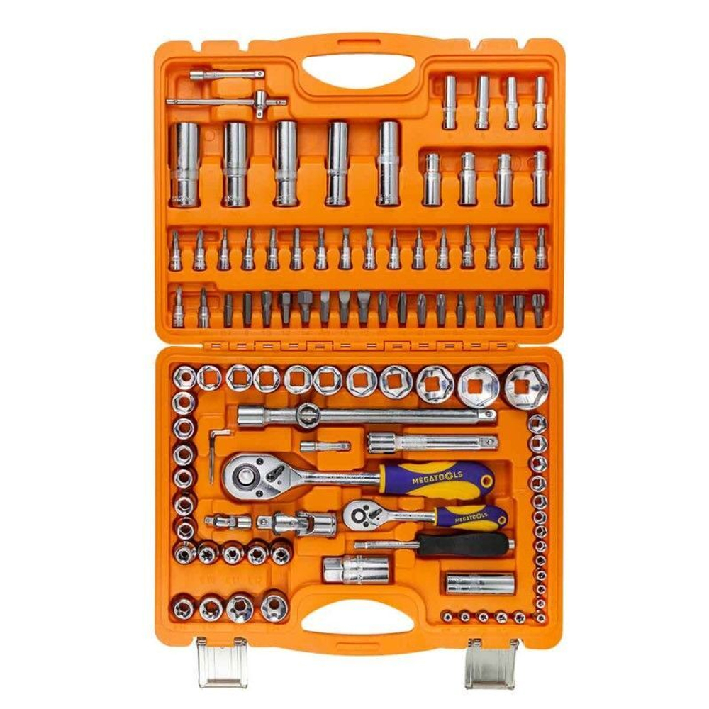 Набор инструментов 108пр, 1/4'', 1/2''( 6гр.)