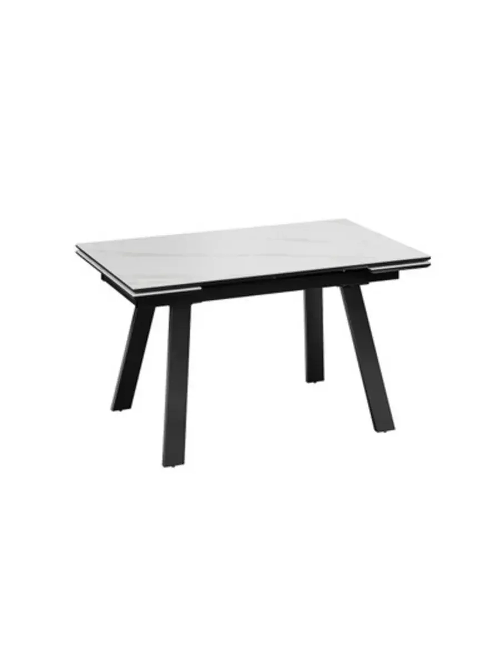 Стол кухонный Керамика белый мрамор 140(200)х85х76 см