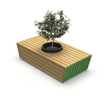 Модульная скамейка «Экополис Комби-3»