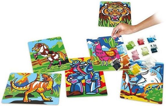 Сэнди- Kартины Пяскове - голова тигра