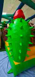 Коммерческий надувной батут «Мир Сафари», 14*7*7,5 м