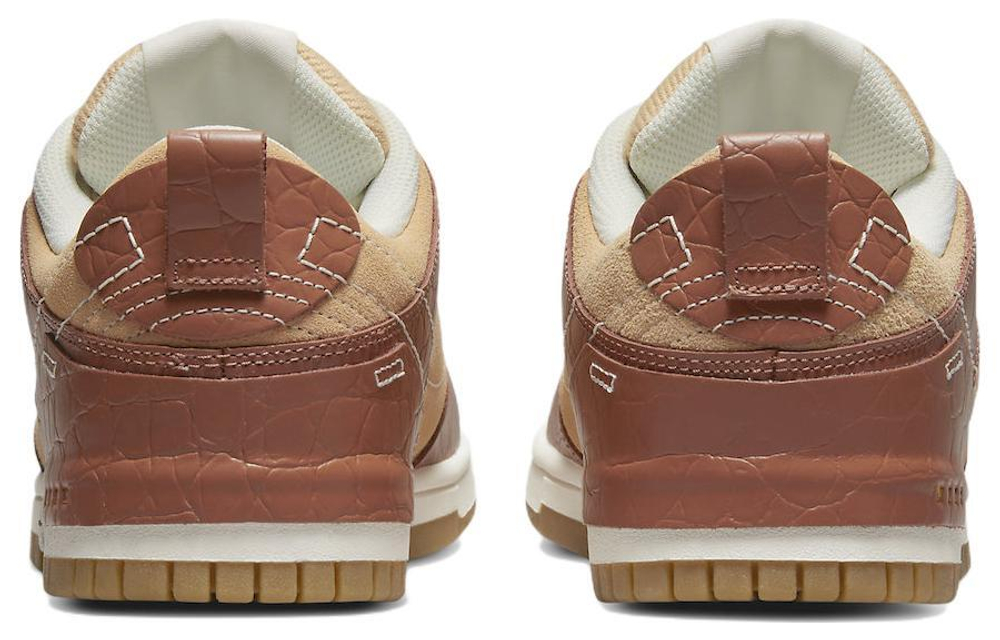 Кроссовки Nike Dunk Low 2 "Brown Croc" (Женская размерная сетка)