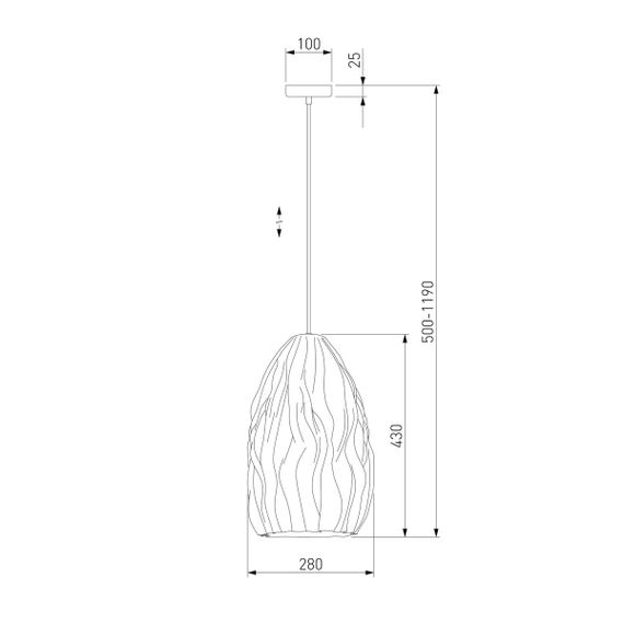 Подвесной светильник Eurosvet Sinki 30186/1 белый