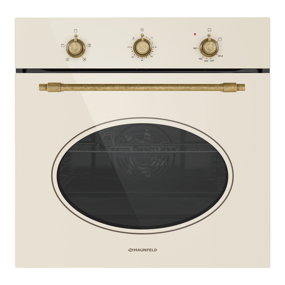 Встраиваемый газовый духовой шкаф с электрическим грилем MAUNFELD EOGC604RIB.MT Slim