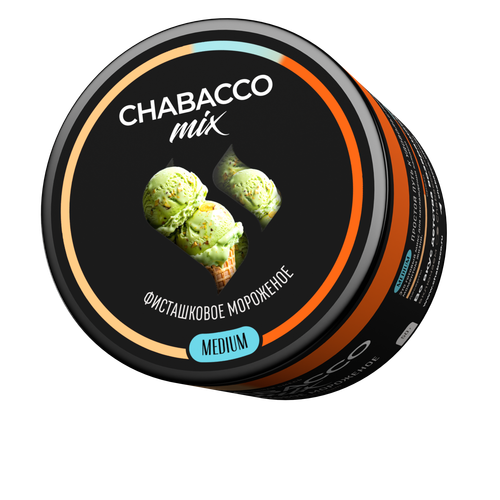 М. Кальянная смесь Chabacco Mix Pistachio Ice Cream (Фисташковое Мороженое) 50г